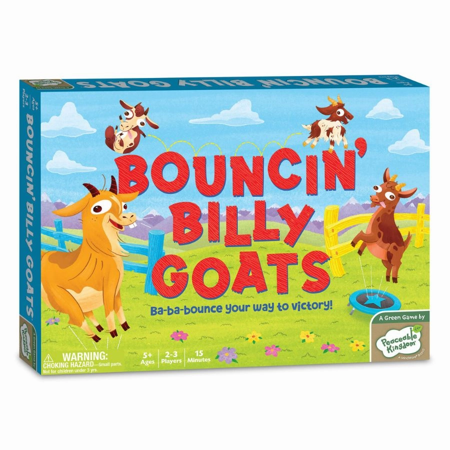 Peaceable Kingdom - Bouncin' Billy Goats Board Game