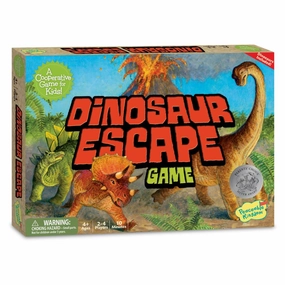 Peaceable Kingdom - Dinosaur Escape Cooperative Board Game for Kids