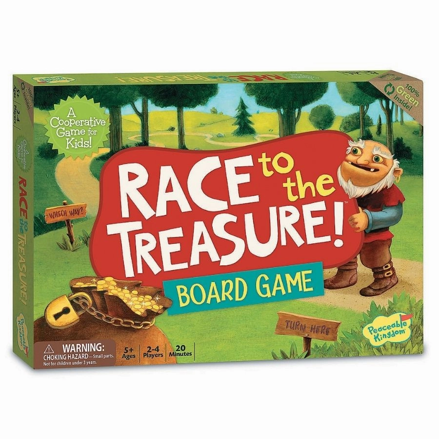 Peaceable Kingdom - Race to the Treasure Board Game