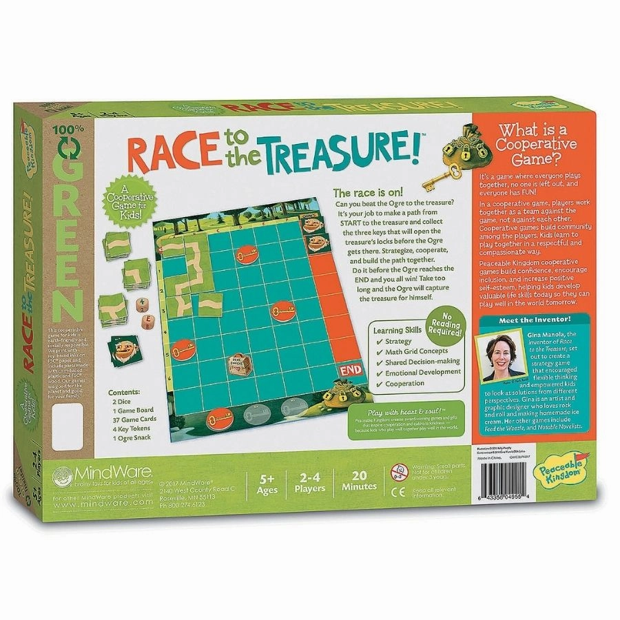 Peaceable Kingdom - Race to the Treasure Board Game