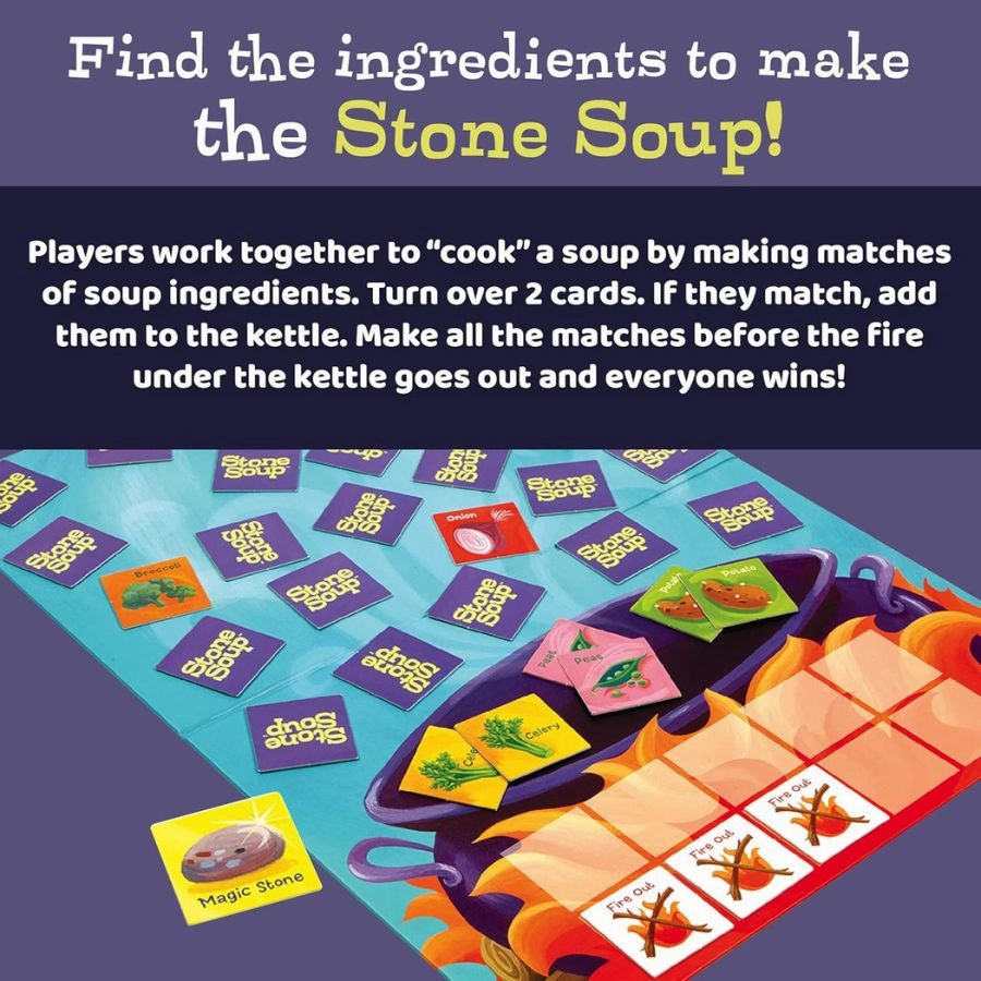 Peaceable Kingdom - Stone Soup Cooperative Board Game for Kids