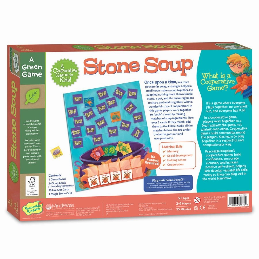 Peaceable Kingdom - Stone Soup Cooperative Board Game for Kids