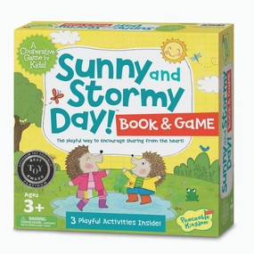 Peaceable Kingdom - Sunny Stormy Day! Book and Game
