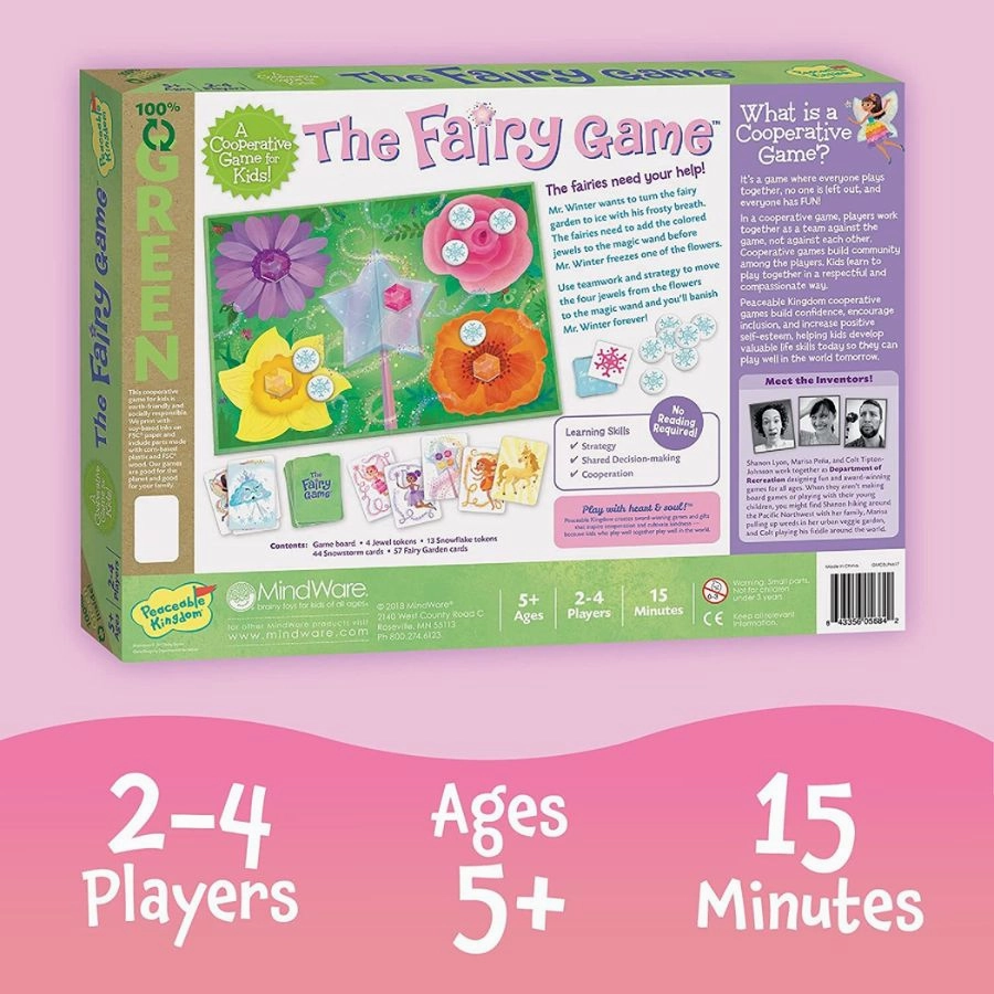 Peaceable Kingdom - The Fairy Game Cooperative Board Game for Kids