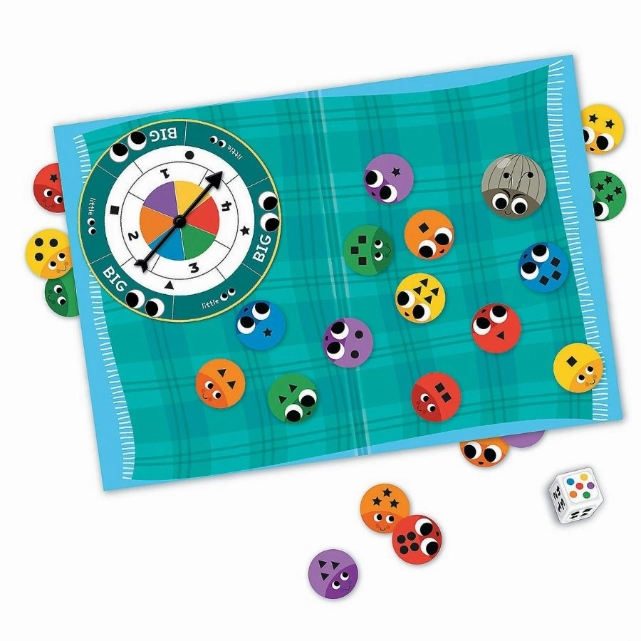Peaceable Kingdom Game  Snug as a Bug In A Rug Preschool Game