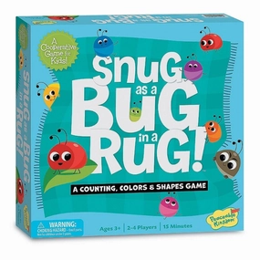 Peaceable Kingdom Game  Snug as a Bug In A Rug Preschool Game