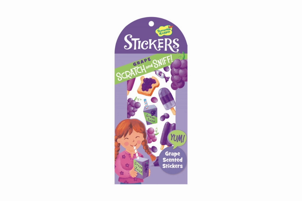 Peaceable Kingdom Stickers - Scratch & Sniff, Glow In The Dark, Puffy, and Foil