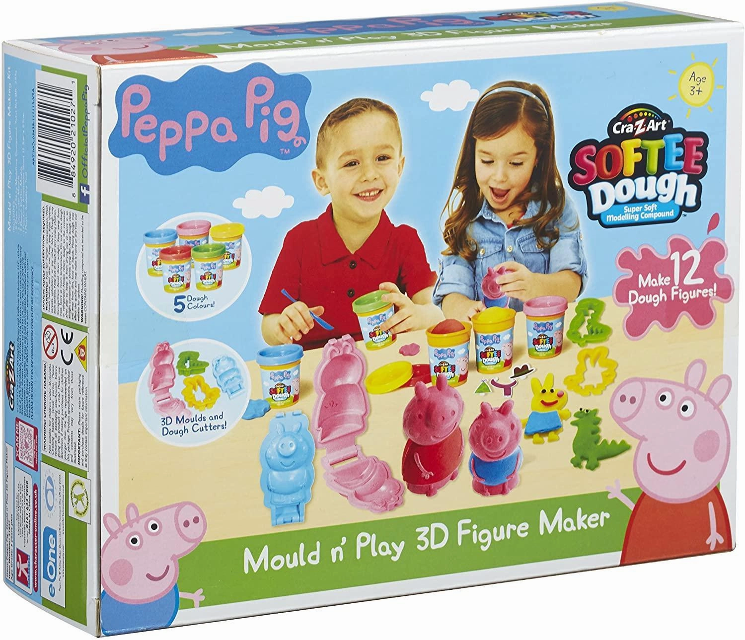 Peppa Pig 21027 Dough Mould and Play 3D Figure Maker