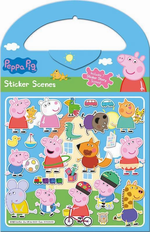 Peppa Pig Activity Set Sticker Scene Stickers