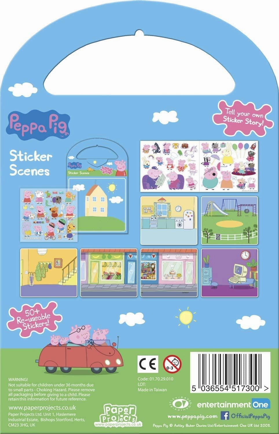 Peppa Pig Activity Set Sticker Scene Stickers
