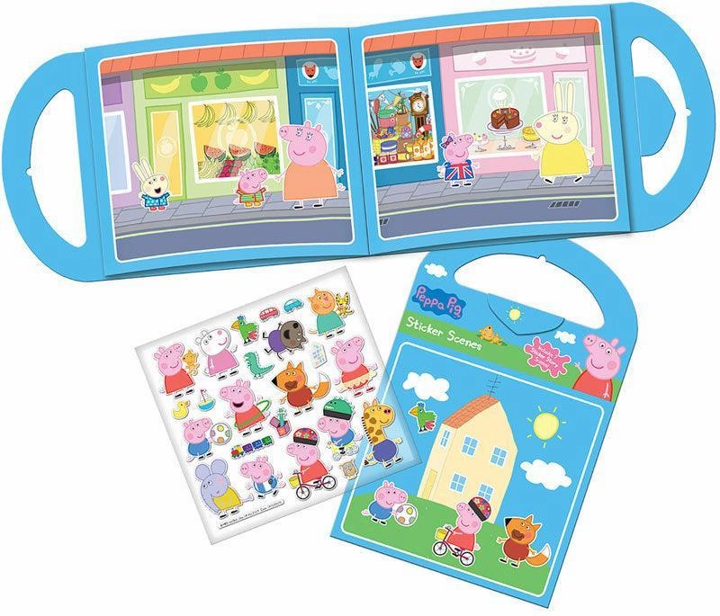 Peppa Pig Activity Set Sticker Scene Stickers