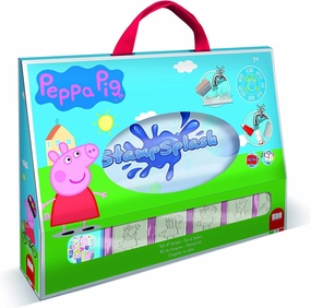 Peppa Pig Natural Wood Rubber Stamp Set