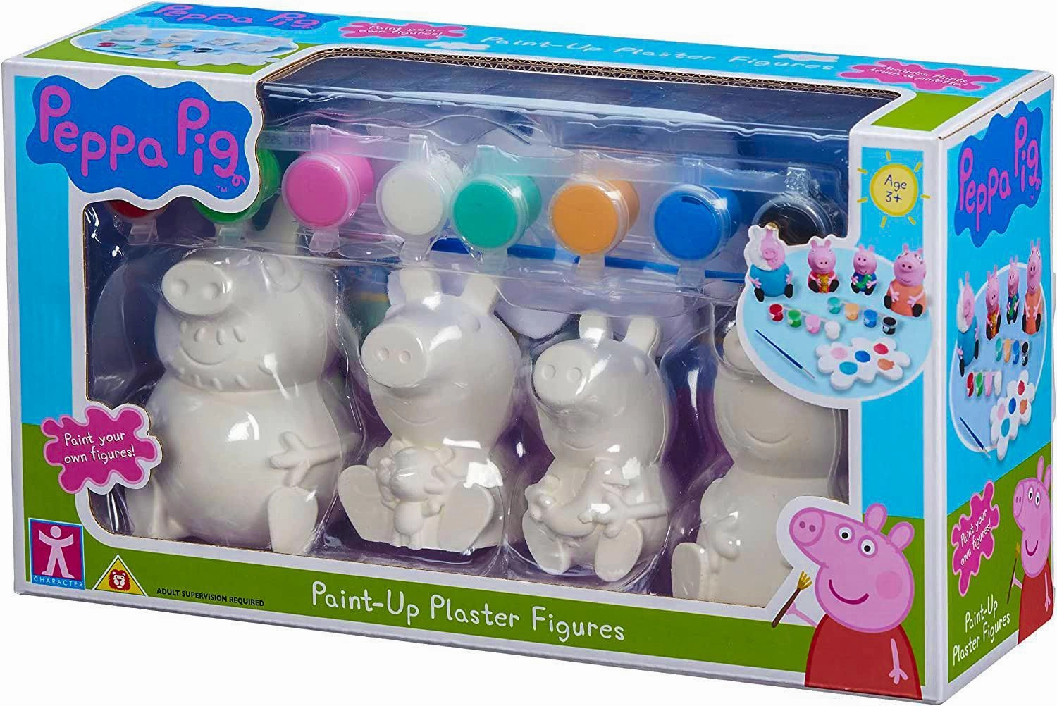 Peppa Pig Paint-Up Plaster Figure Set