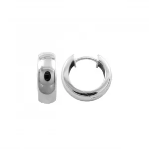 Plain Chunky 13mm Hoop Earrings 66846HP Dew Jewellery
