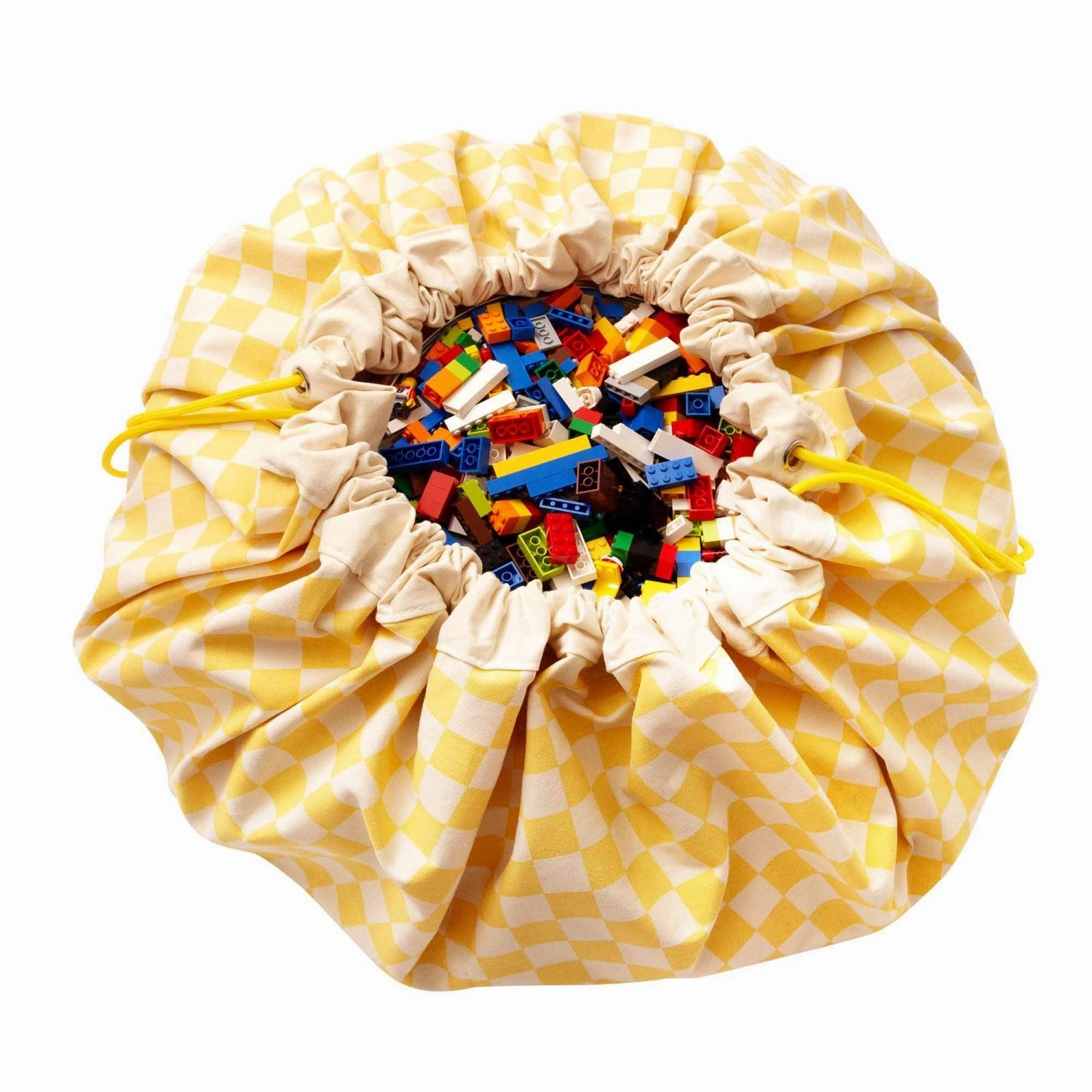 Play&Go Vichy Yellow 2-in-1 Playmat