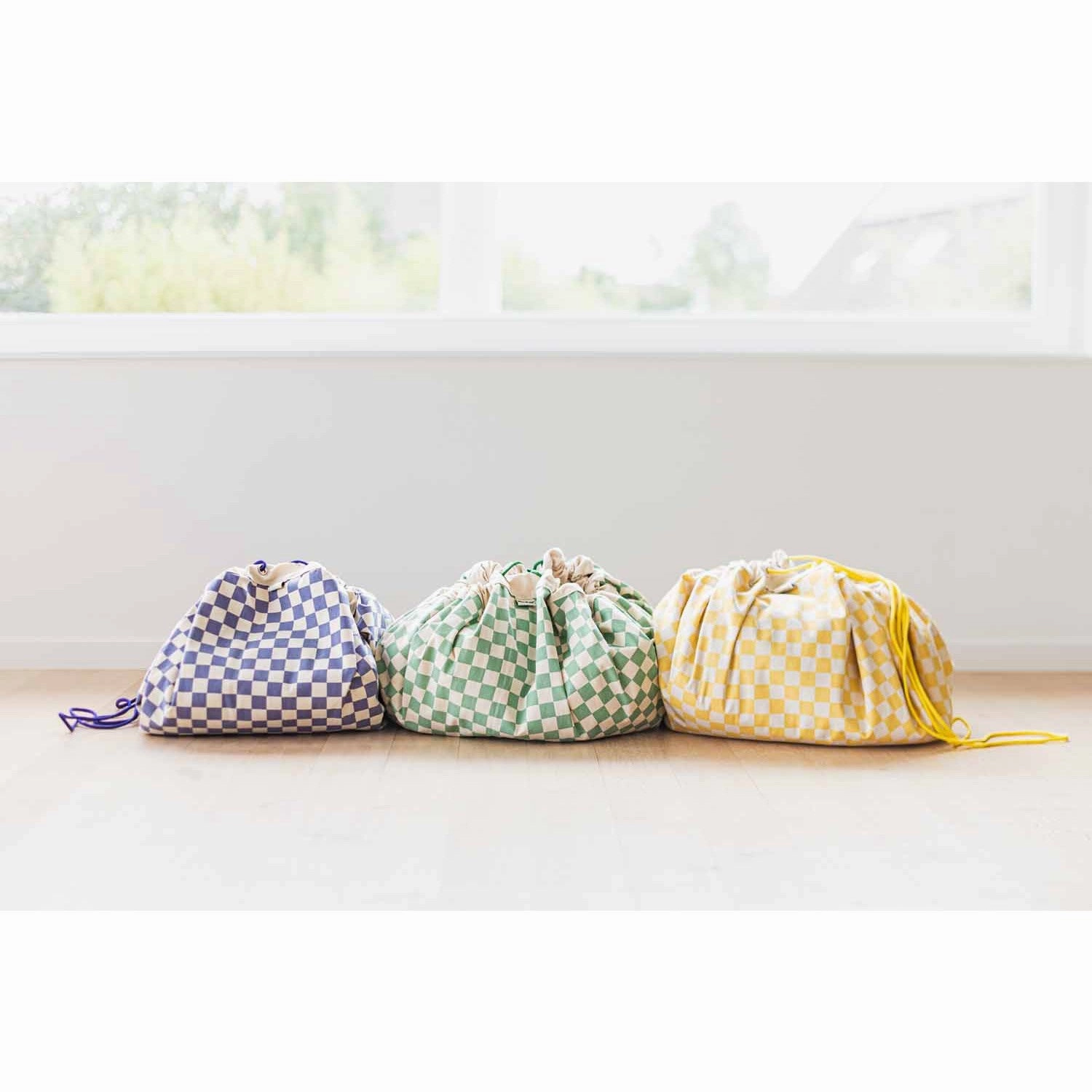 Play&Go Vichy Yellow 2-in-1 Playmat