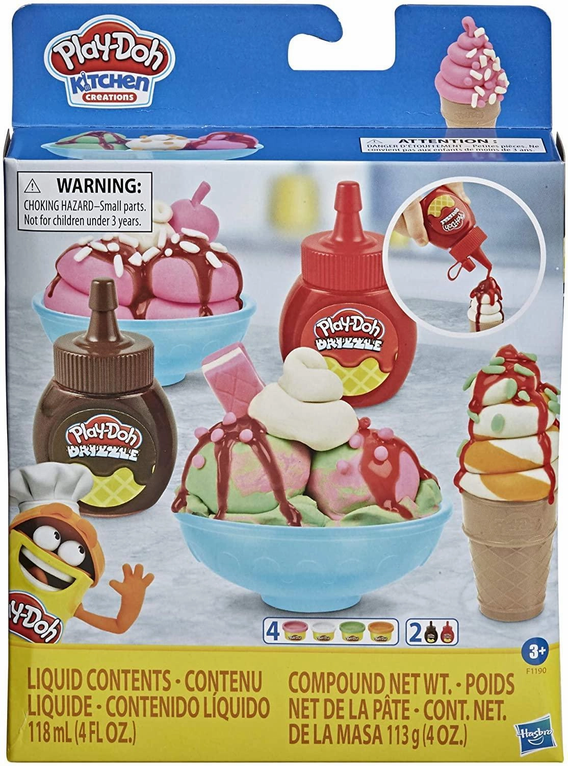 Play-Doh Double Drizzle Ice Cream Playset