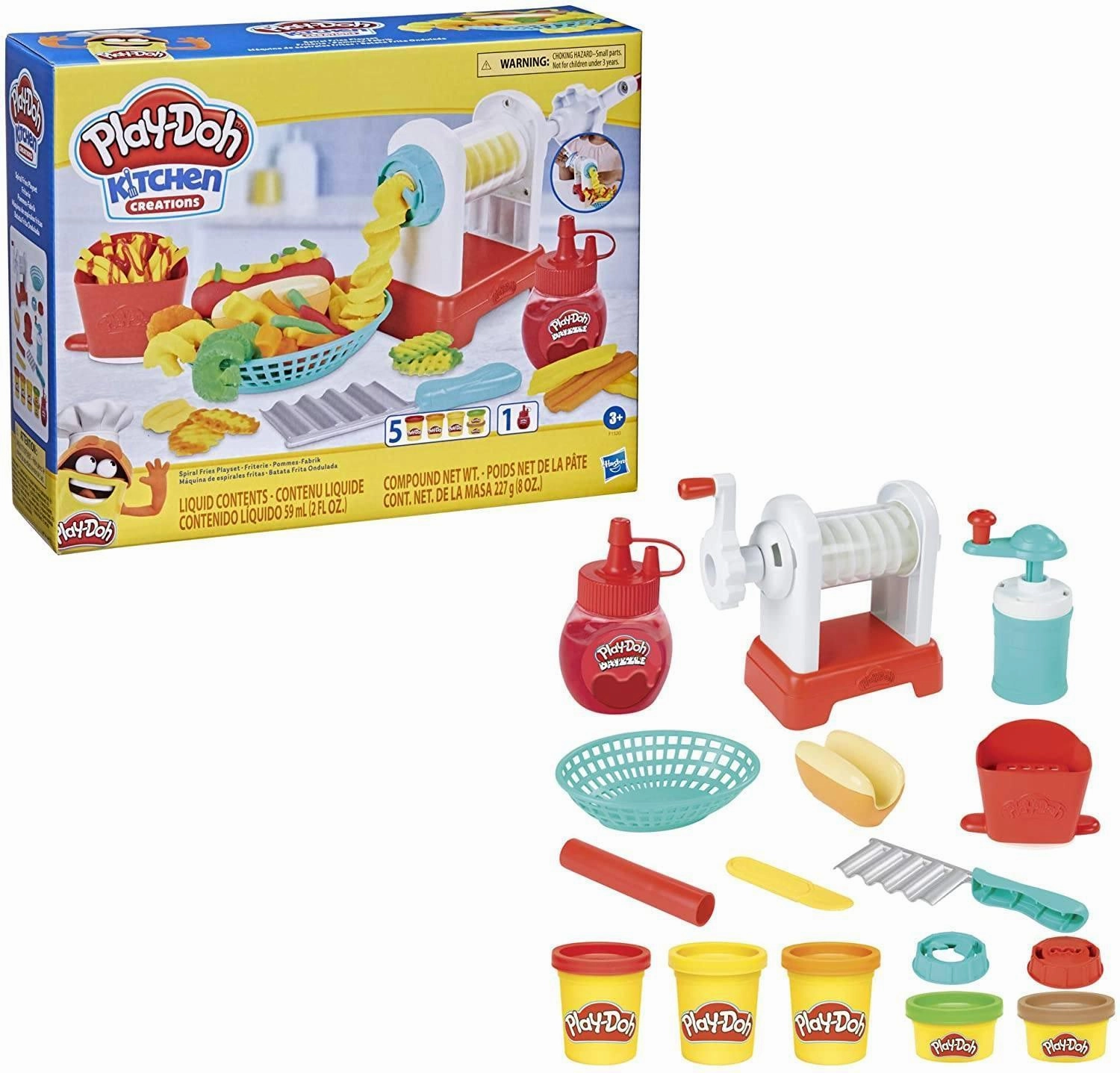 Play-Doh Kitchen Creations Spiral Fries Playset
