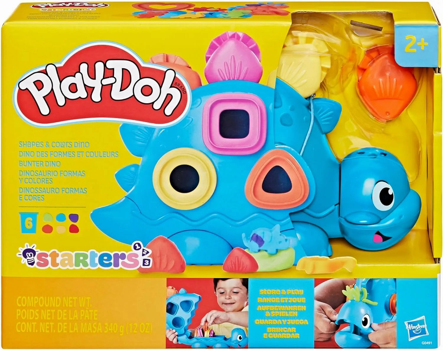Play-Doh Shapes & Colors Dino Starter Set