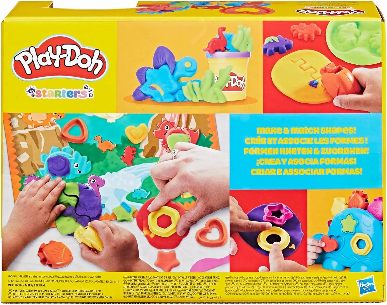 Play-Doh Shapes & Colors Dino Starter Set