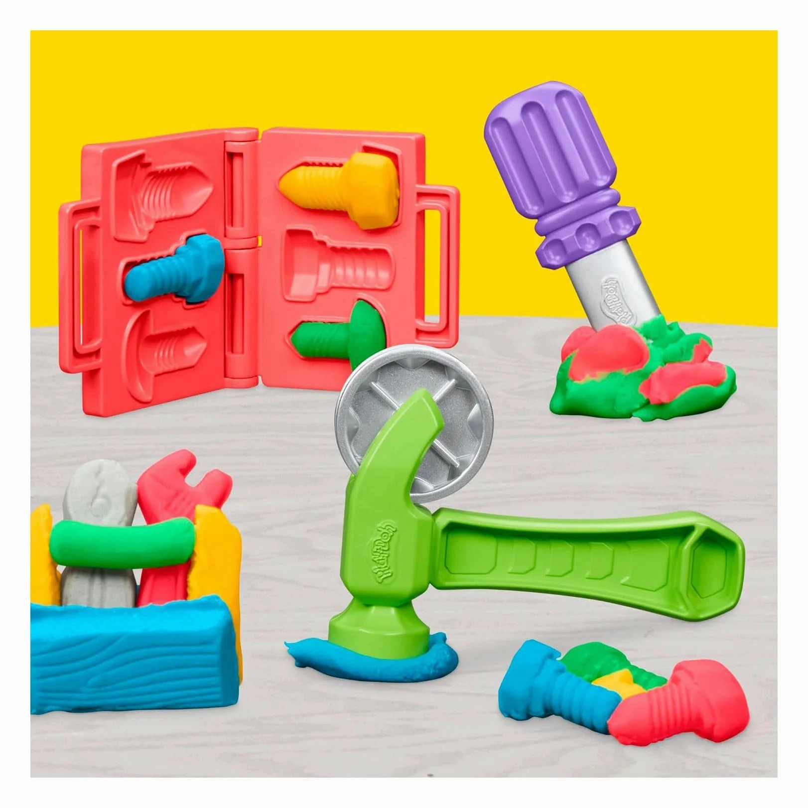 Play-Doh Stamp & Saw Tool Bench Playset
