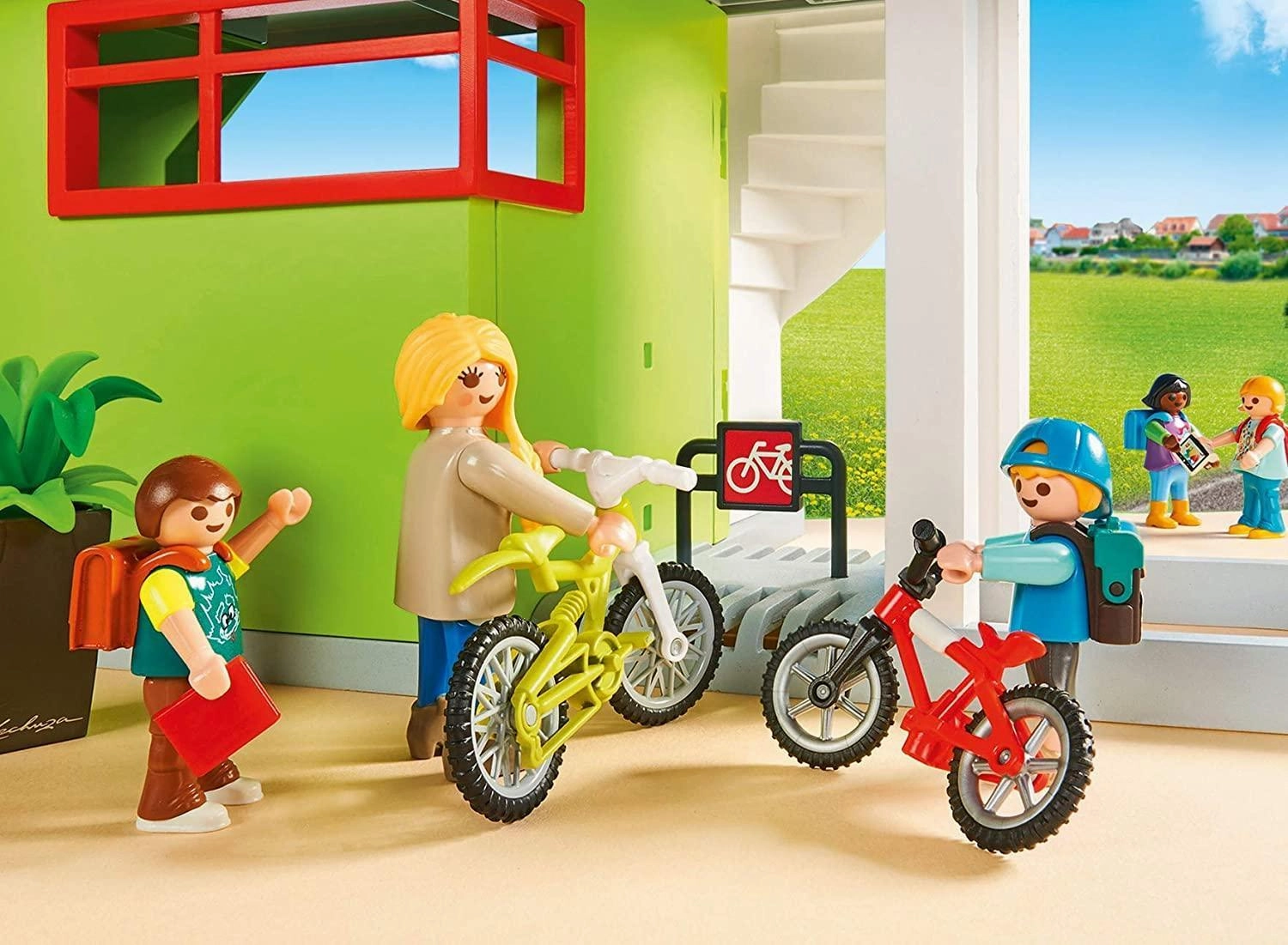 Playmobil City Life 9453 Furnished School Building Playset