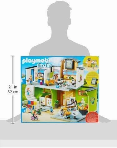 Playmobil City Life 9453 Furnished School Building Playset