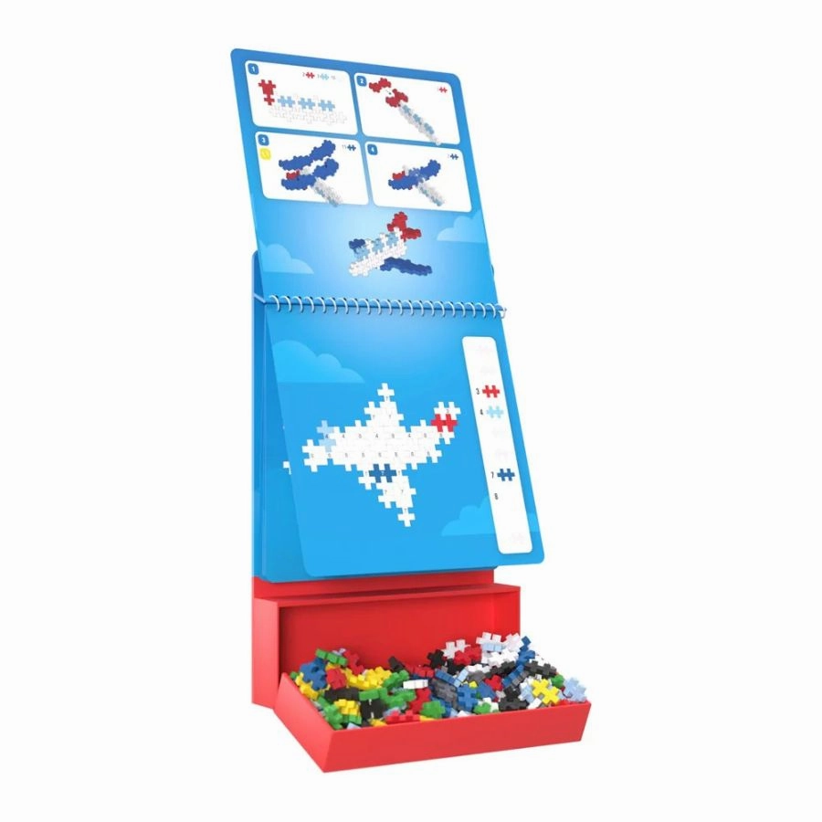 Plus-Plus - Activity Pad Transportation Puzzle By Number