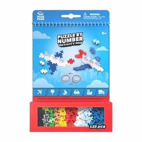 Plus-Plus - Activity Pad Transportation Puzzle By Number