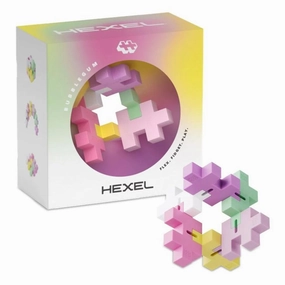 Plus-Plus - HEXEL Fidget Toy Bubblegum