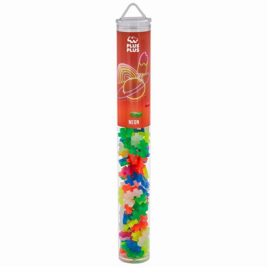 Plus-Plus - Neon Mix 100 pieces Tube