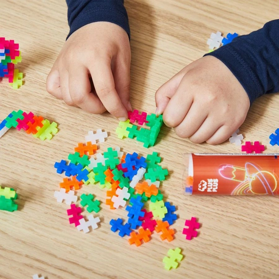 Plus-Plus - Neon Mix 100 pieces Tube
