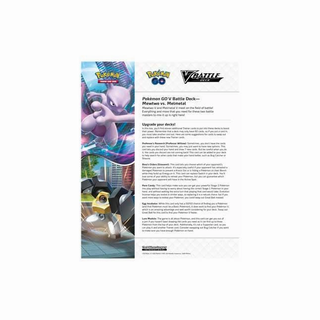 Pokmon TCG GO Battle Decks Bundle Mewtwo V Melmetal V Cards