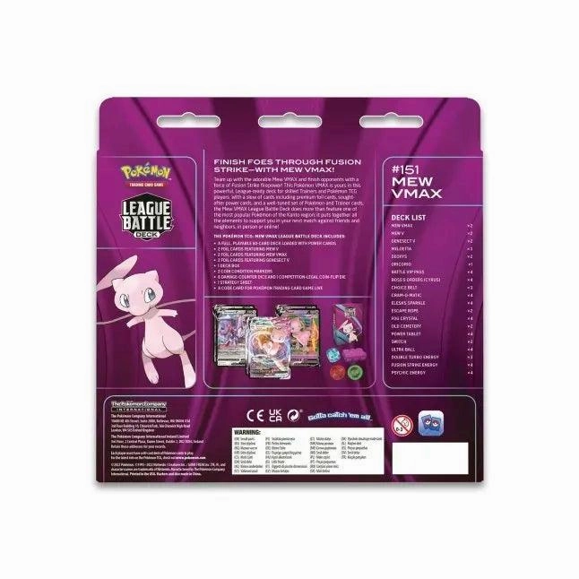 Pokmon TCG: Mew VMAX League Battle Deck