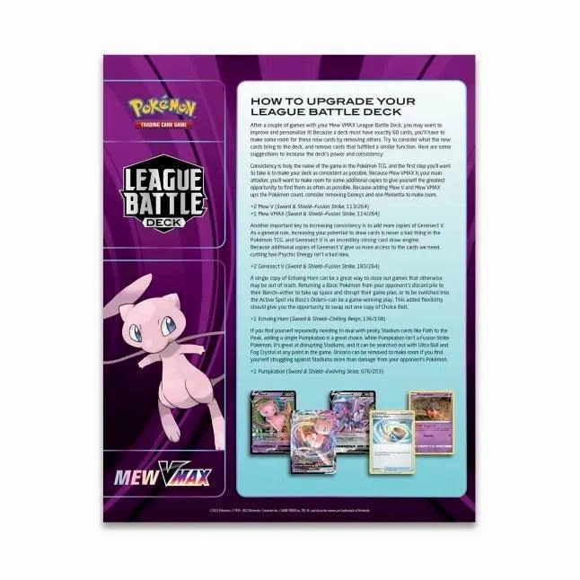 Pokmon TCG: Mew VMAX League Battle Deck