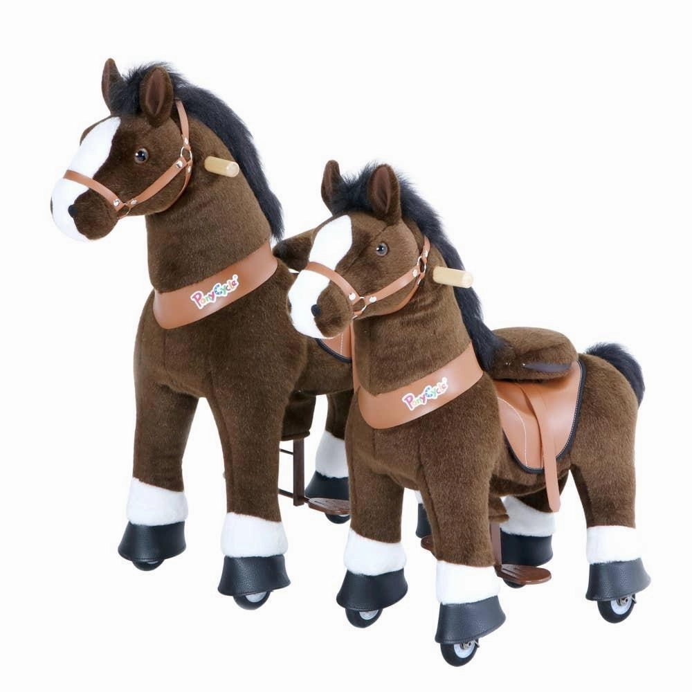 Pony Cycle U series Dark Brown Horse with White Hoof