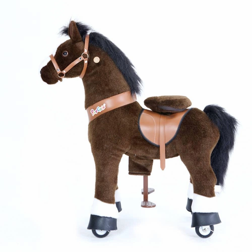 Pony Cycle U series Dark Brown Horse with White Hoof
