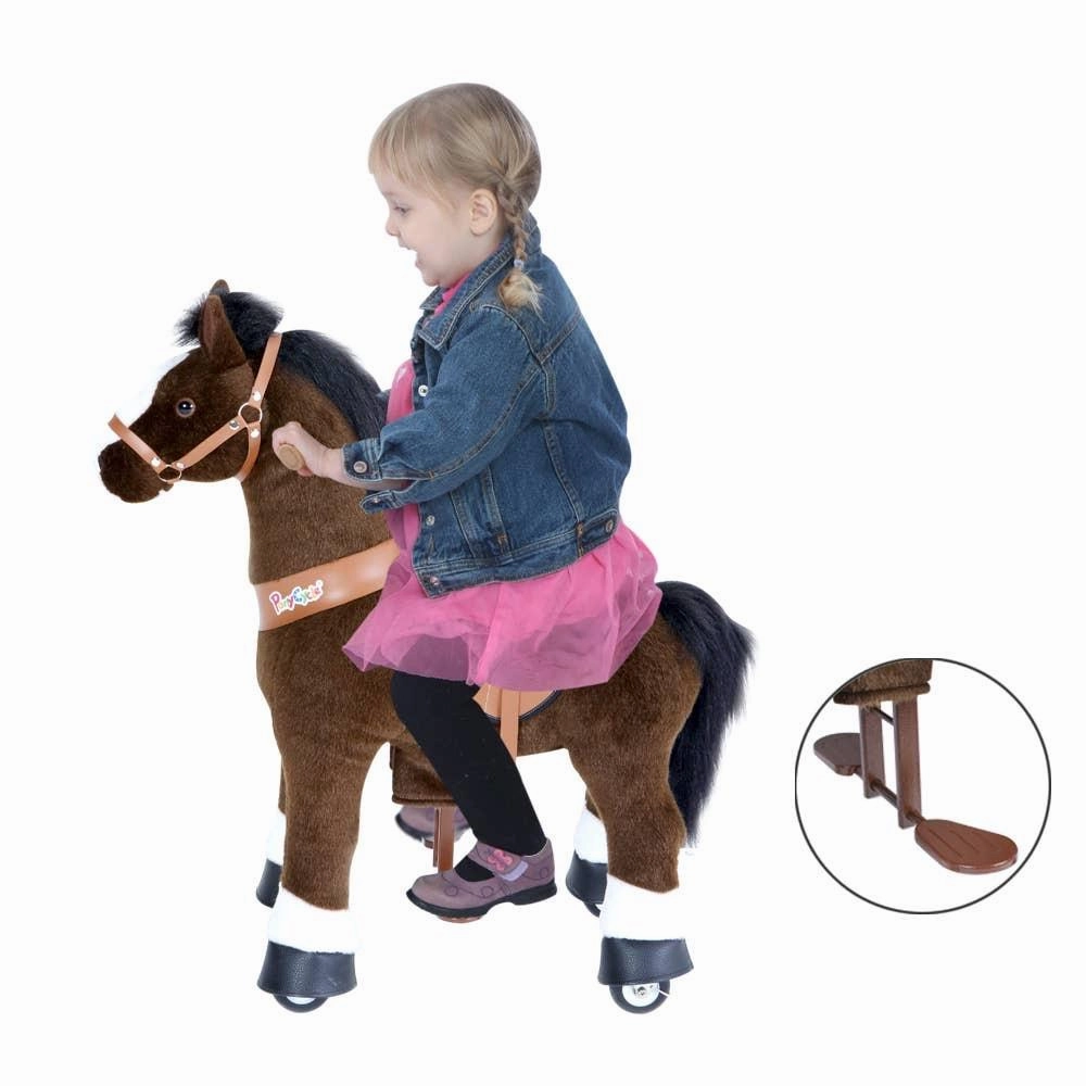 Pony Cycle U series Dark Brown Horse with White Hoof