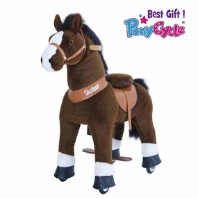 Pony Cycle U series Dark Brown Horse with White Hoof