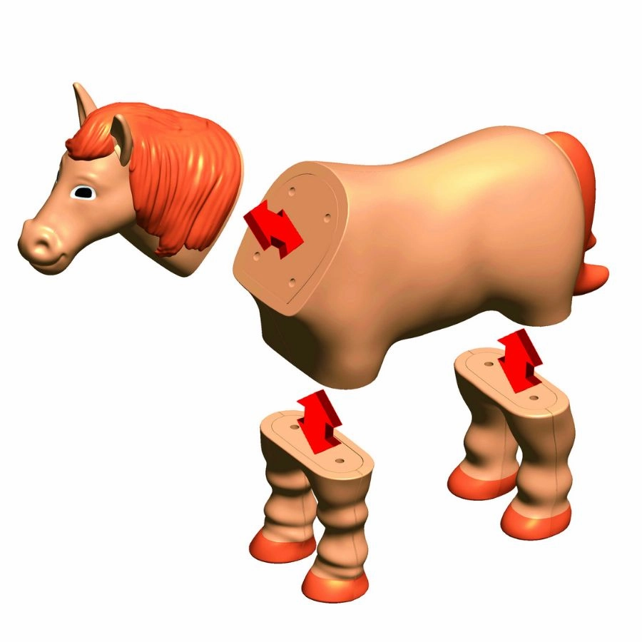 Popular Playthings - Magnetic Mix or Match Farm Animals 2