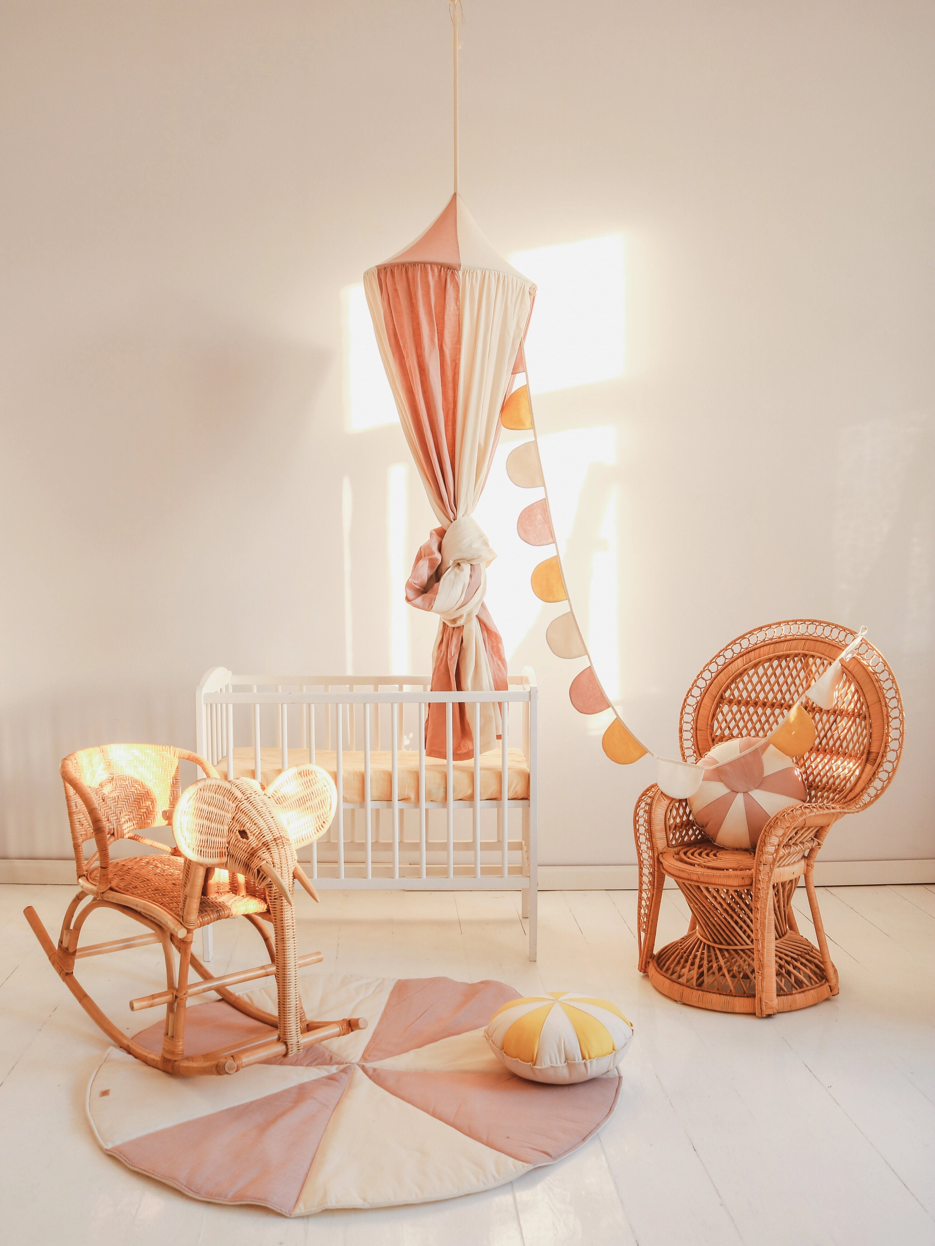 Powder Pink Circus Canopy