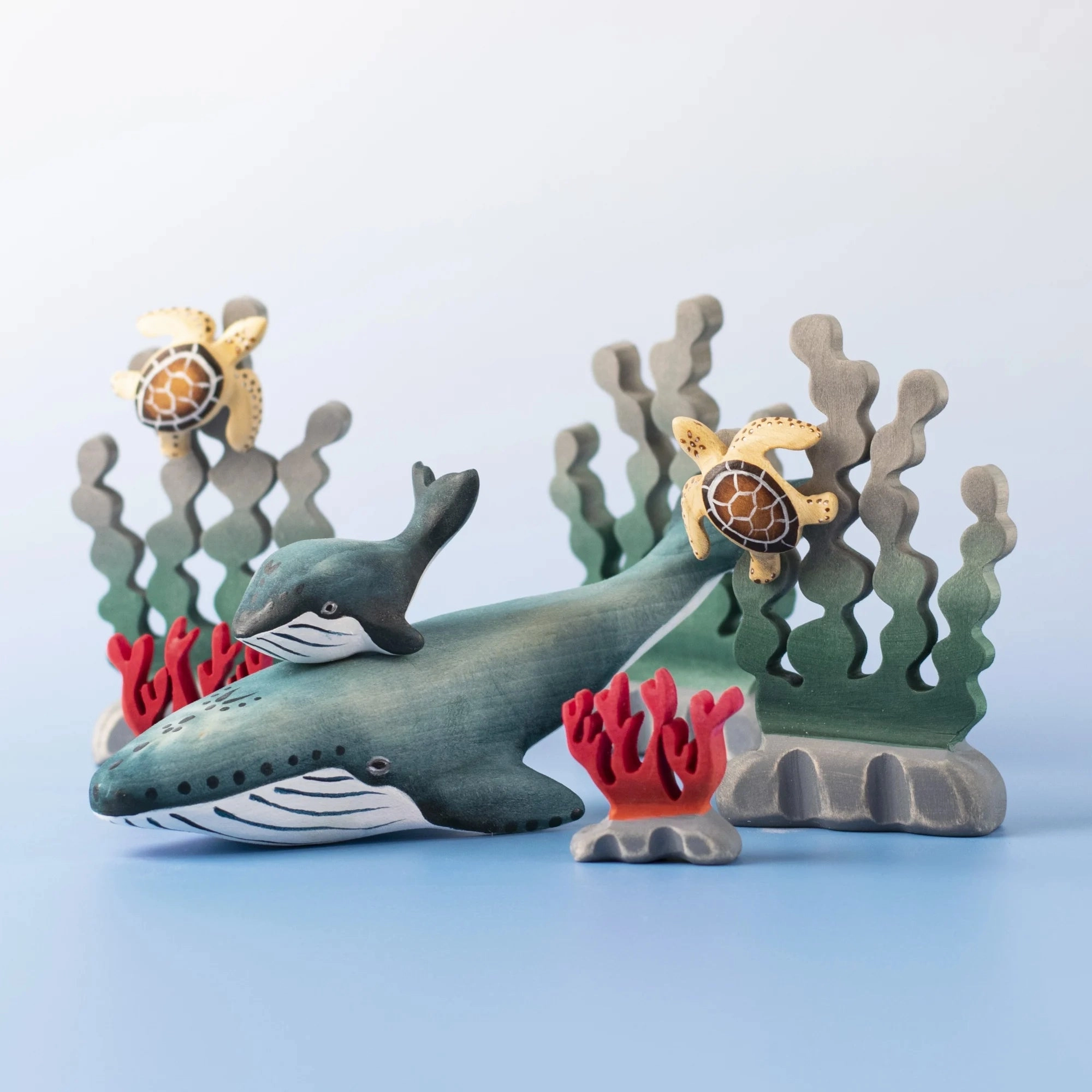 Pre-Order Bumbu Blue Whale Set (Ships end of June)