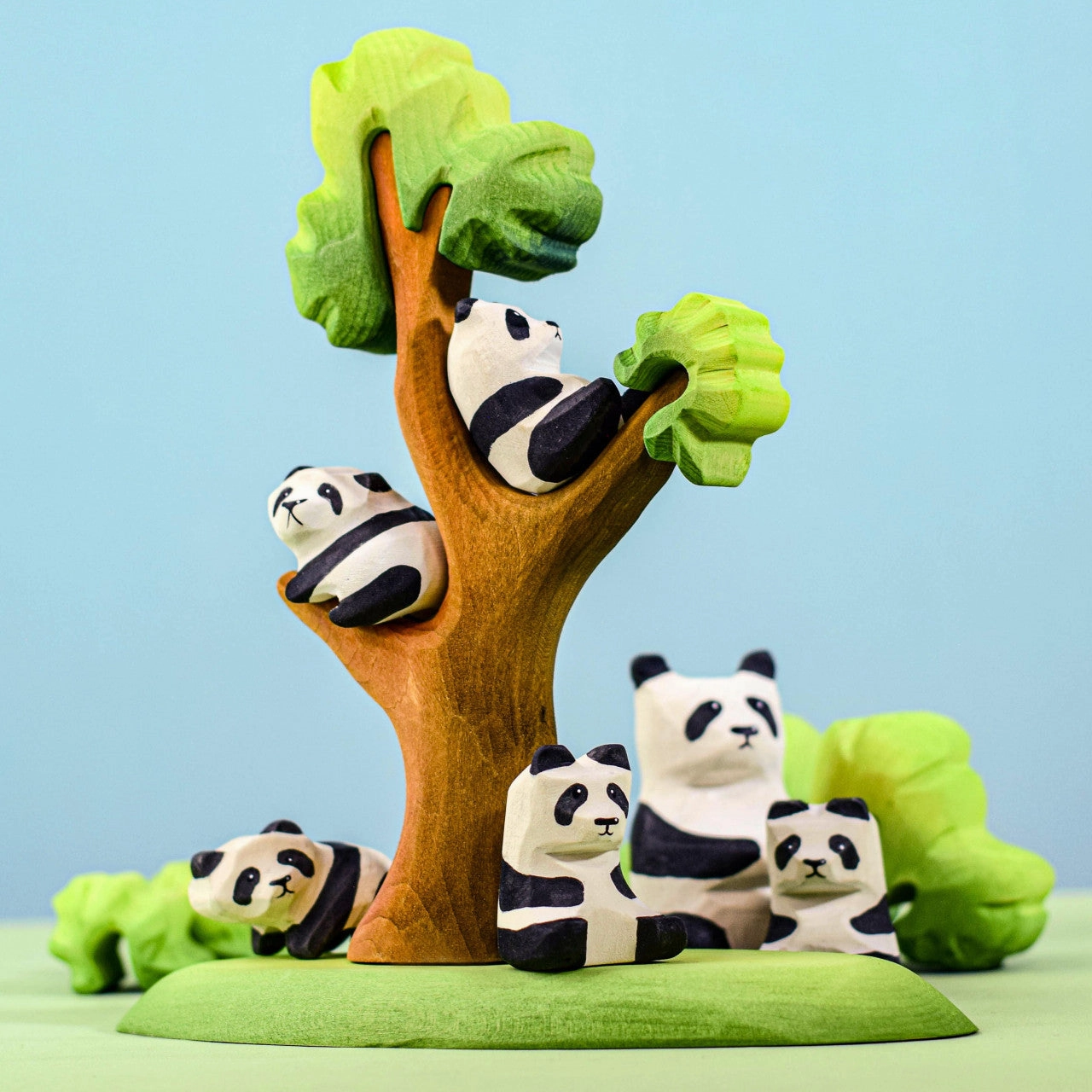 Pre-Order Bumbu Panda Bears Family and Tree Set (Ships end of June)