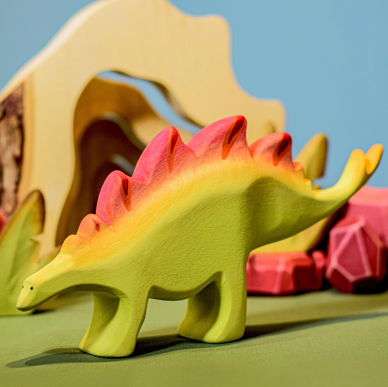 Pre-Order Bumbu Stegosaurus and Baby Stegosaurus Set (Ships end of June)
