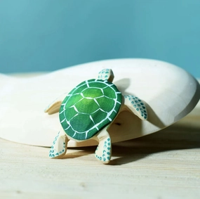 Pre-Order Bumbu Wooden Green Turtle (Ships end of June)
