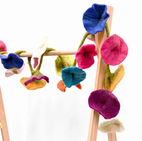 Pre-Order Colorful Felt Flower Garland (Ships in late June)