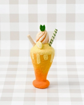Pre-Order Felt Mango Milk Shake Play Food (Ships in late June)