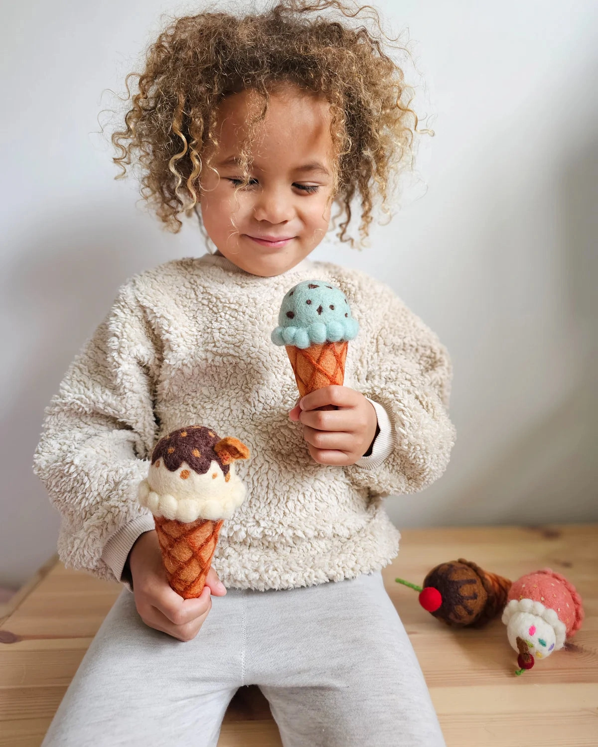 Pre-Order Felt Mint Chocolate Chip Ice Cream (Ships in late June)