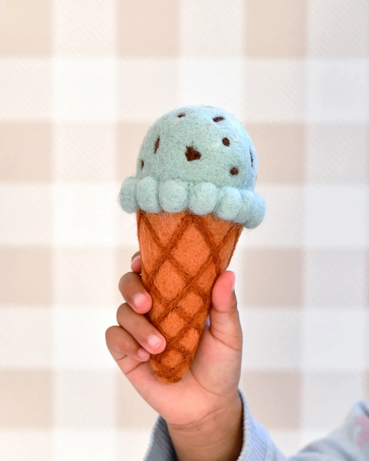 Pre-Order Felt Mint Chocolate Chip Ice Cream (Ships in late June)