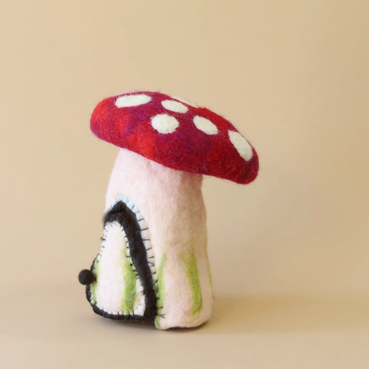Pre-Order Felt Mushroom Hideaway, Red (Ships around end of June)